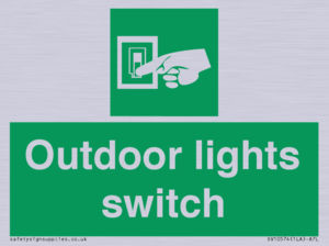 Outdoor lights switch